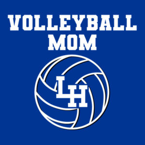 VOLLEYBALL MOM - T-SHIRT - ROYAL BLUE - Q98TM1 Design