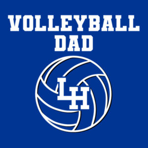 VOLLEYBALL DAD - T-SHIRT - ROYAL BLUE - NHA2B8 Design